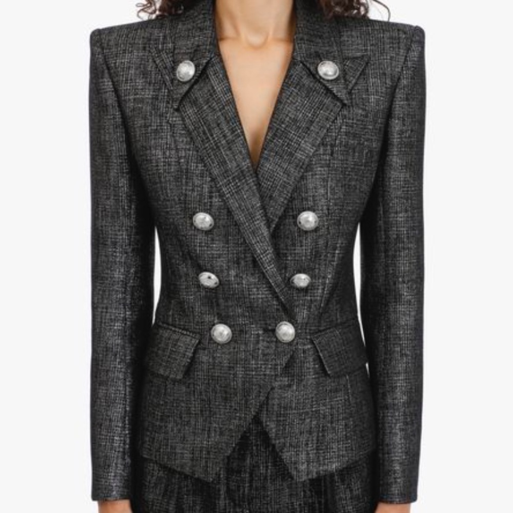 Brand New with Tags Authentic Balmain Blazer FR 46